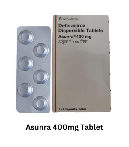 Asunra 400mg Tablet DT - Deferasirox 400mg Dispersible Tablet