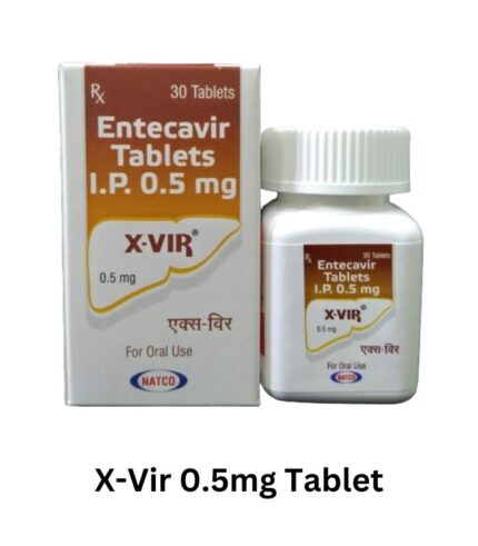 X-Vir 0.5mg Tablet (Entecavir 0.5mg)